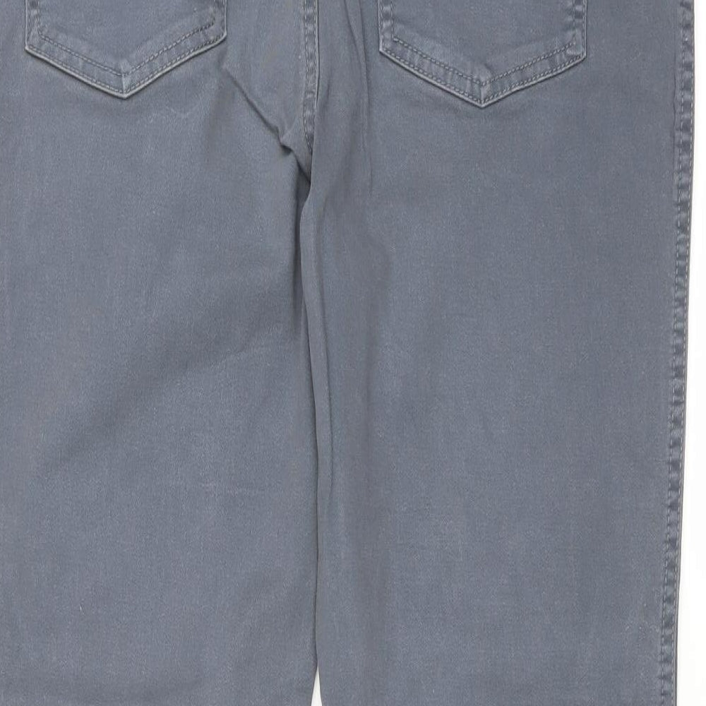 F&F Womens Grey   Straight Jeans Size 12 L28 in