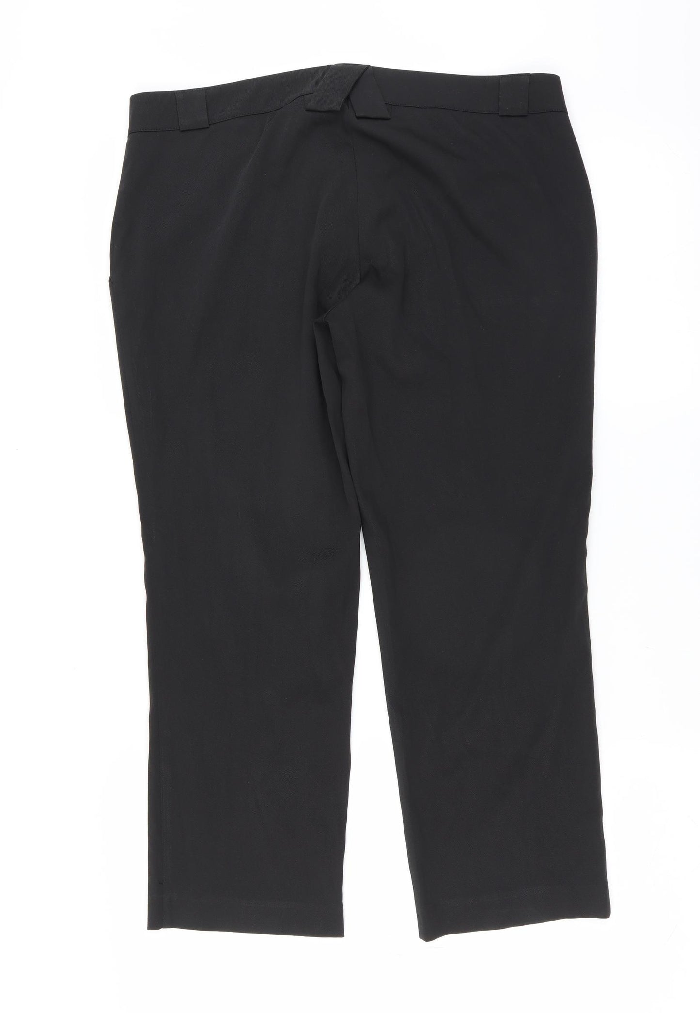 Internationale Womens Black   Trousers  Size 12 L24 in - cropped