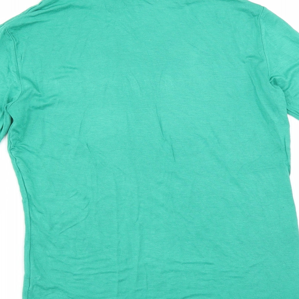 George Womens Green   Basic T-Shirt Size 8