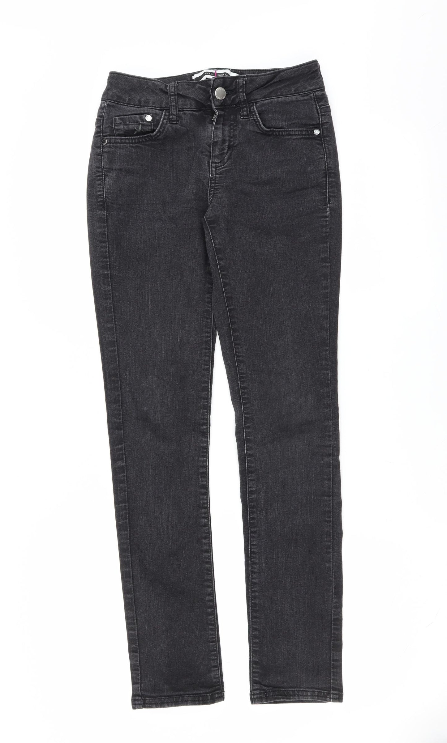 Jasper Conran Womens Black  Denim Skinny Jeans Size 8 L29 in