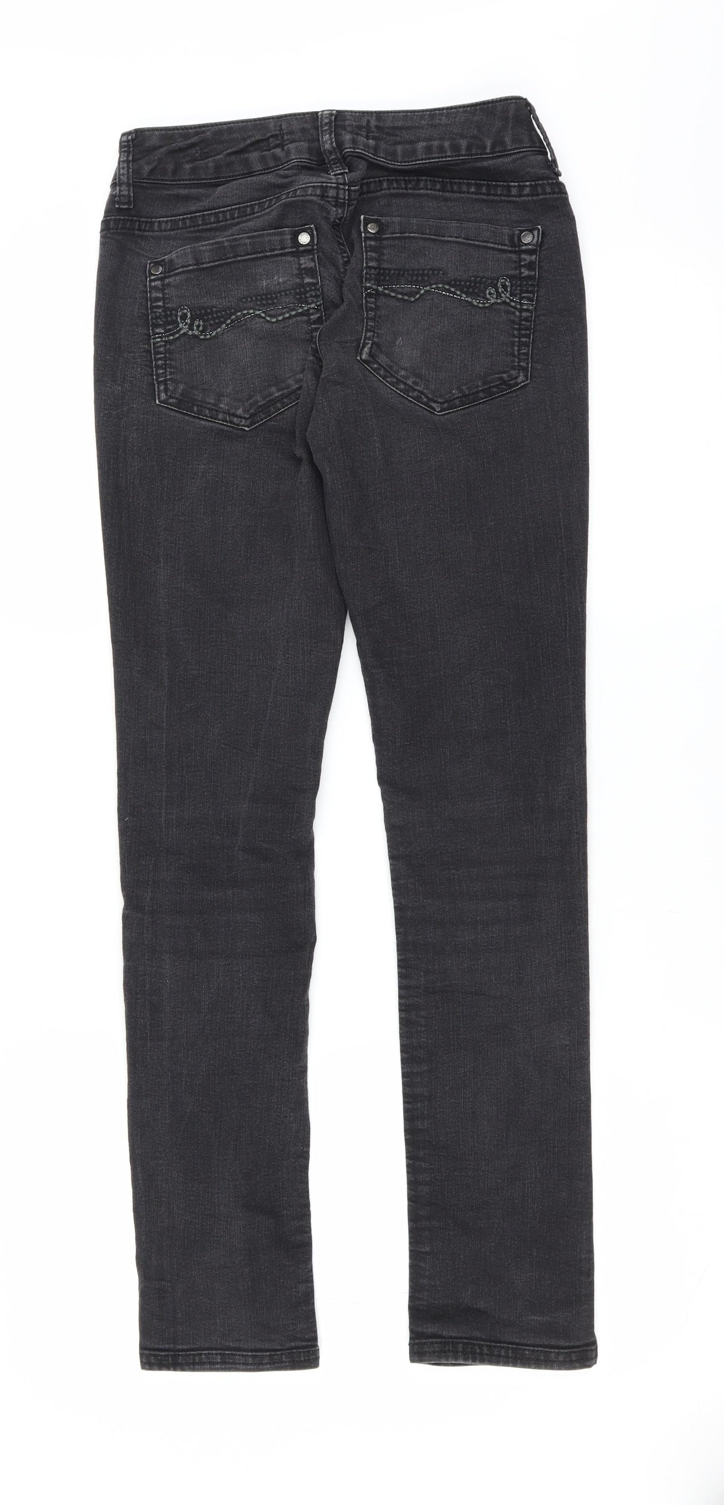 Jasper Conran Womens Black  Denim Skinny Jeans Size 8 L29 in