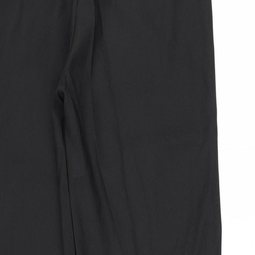 PRETTYLITTLETHING Womens Black   Trousers  Size 8 L28 in