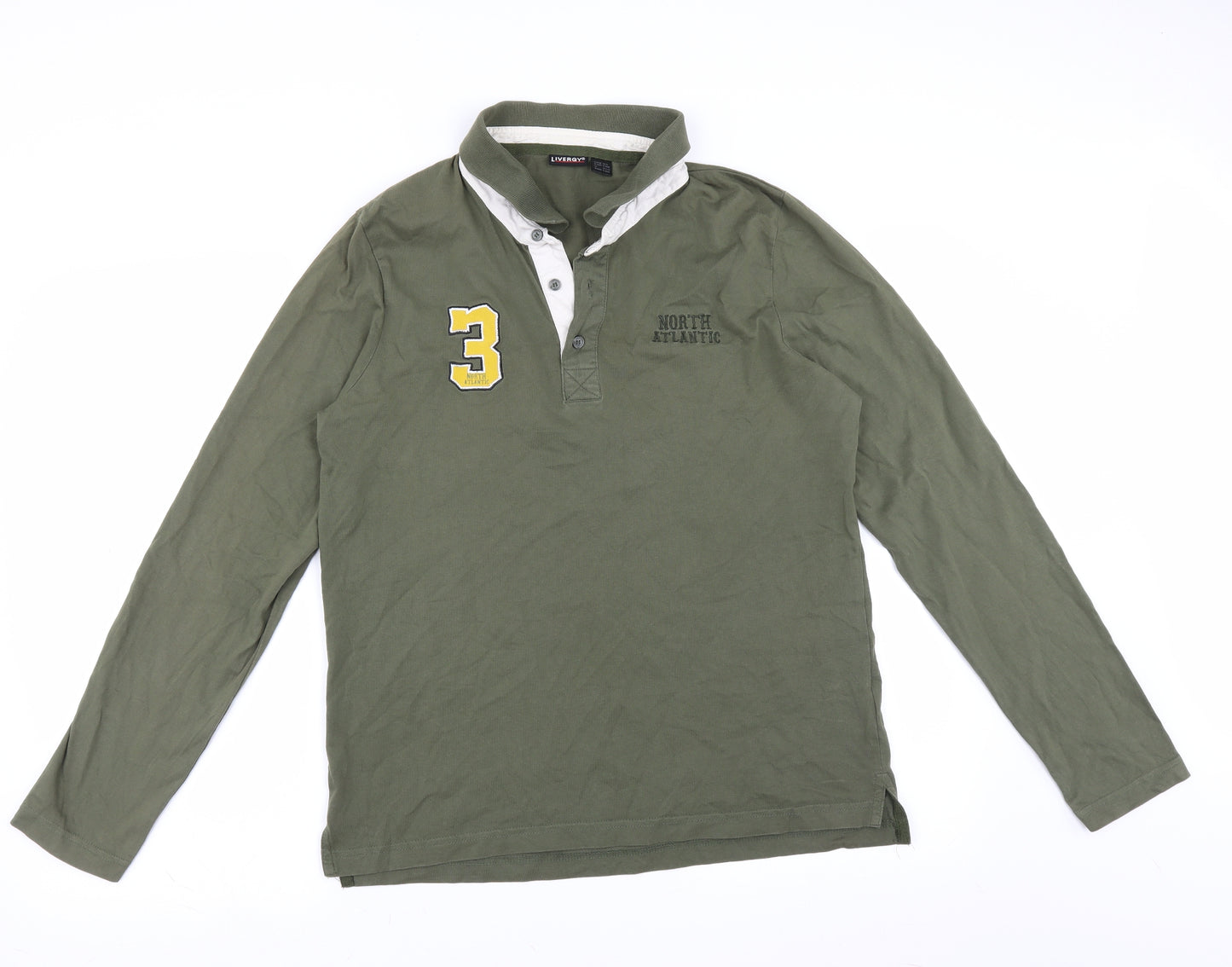 Livergy Mens Green    Polo Size M  - 3 north atlantic