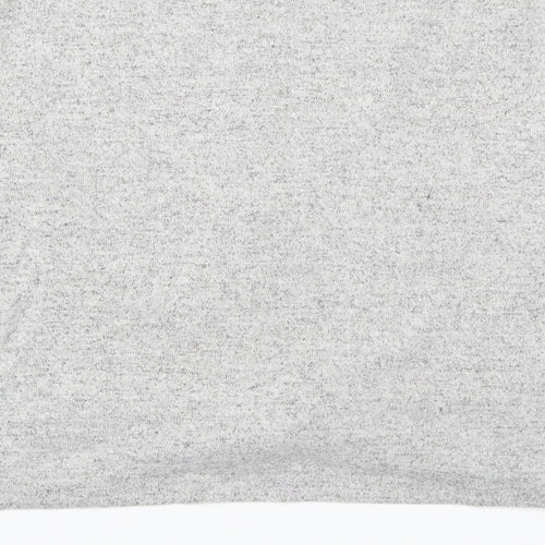 Lipsy Womens Grey Solid  Top Pyjama Top Size 18  - Twist Front