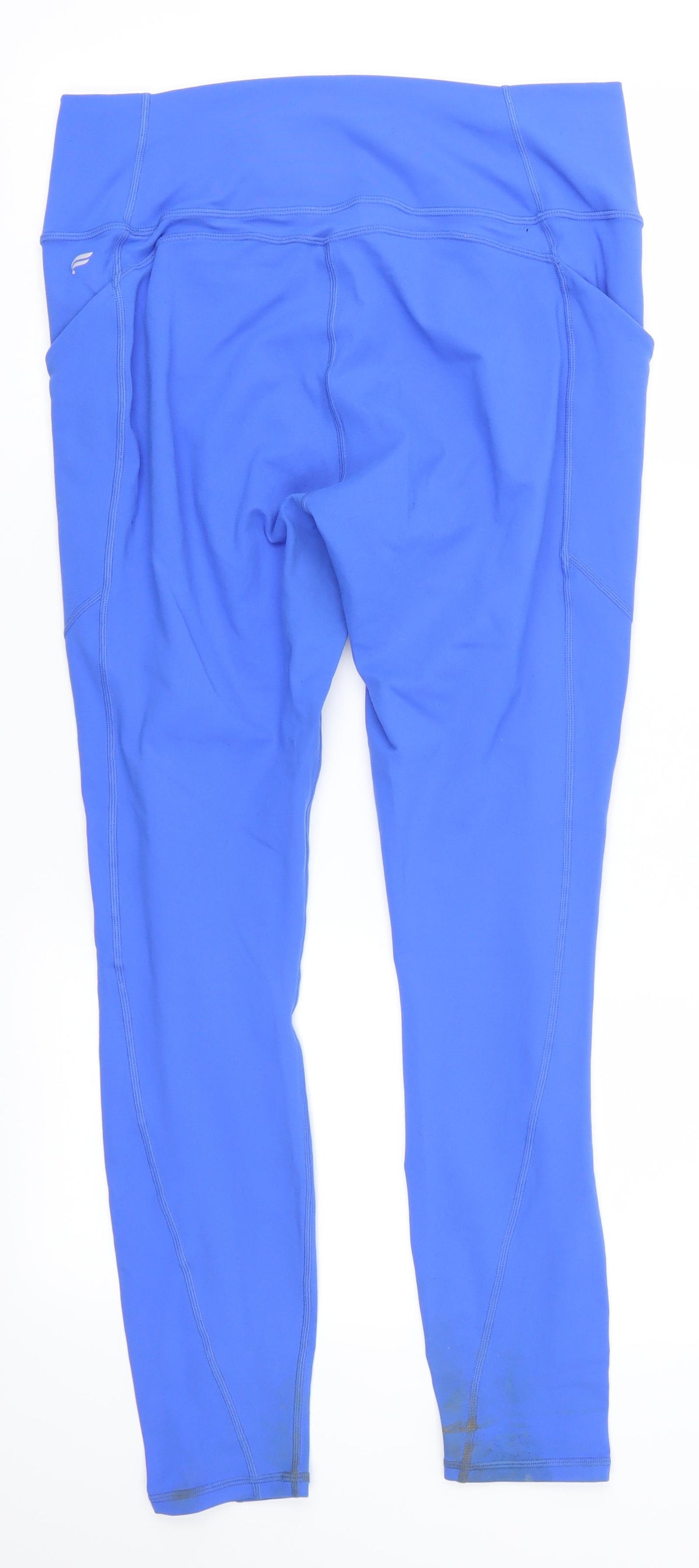 Fabletics Womens Blue   Track Pants Leggings Size 30 in L25 in