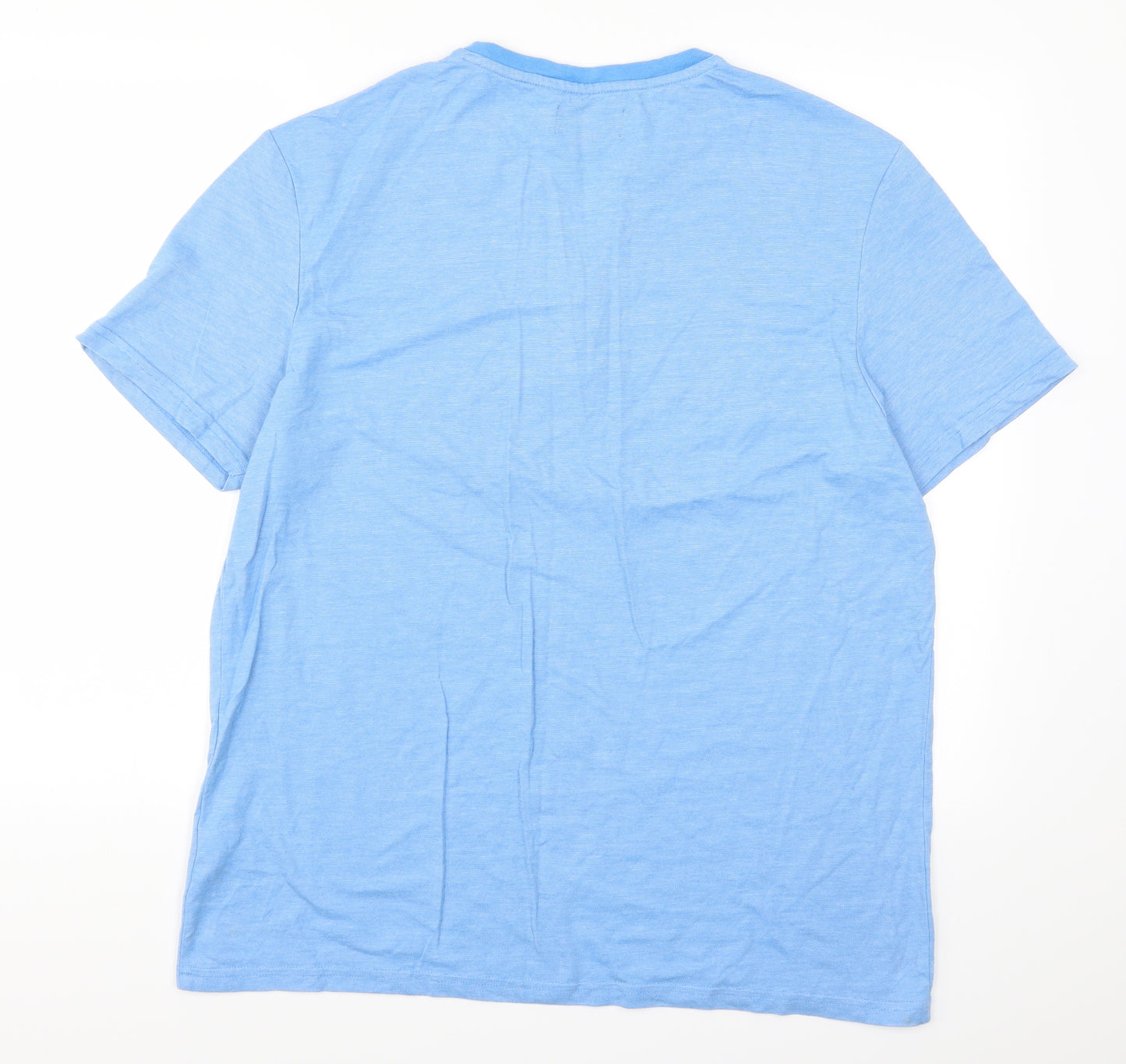 Atlantic Bay Mens Blue    T-Shirt Size L