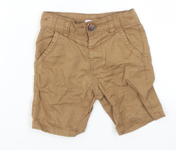 Blue Zoo Boys Brown   Capri Trousers Size 12-18 Months