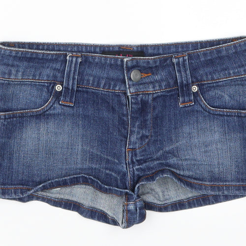 Young Dimension Girls Blue  Denim Hot Pants Shorts Size 11-12 Years