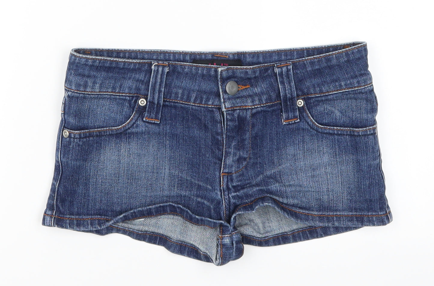 Young Dimension Girls Blue  Denim Hot Pants Shorts Size 11-12 Years