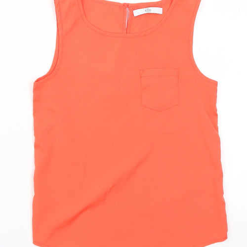 Marks and Spencer Girls Red   Basic Tank Size 7-8 Years