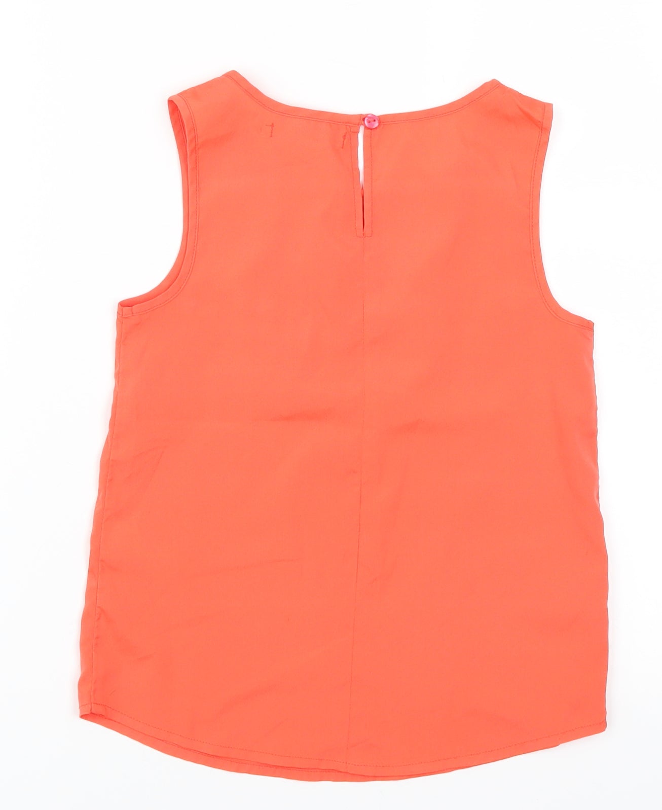 Marks and Spencer Girls Red   Basic Tank Size 7-8 Years