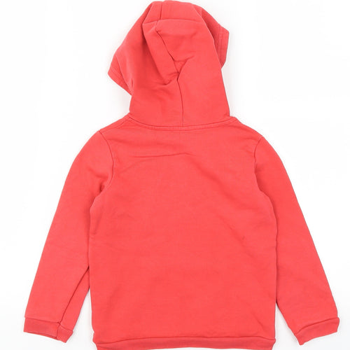 United Colors of Benetton Girls Red   Pullover Hoodie Size 3-4 Years  - Benetton