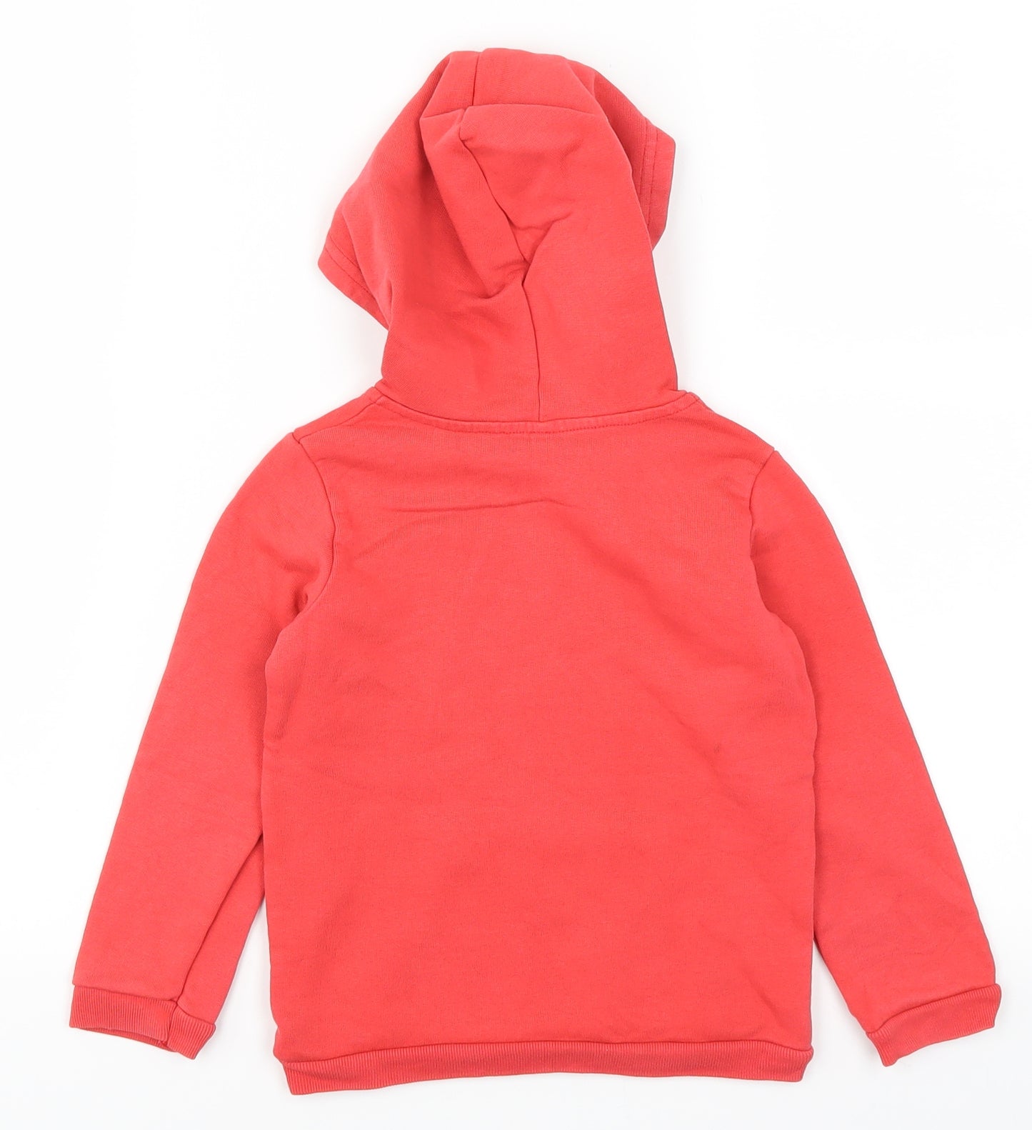 United Colors of Benetton Girls Red   Pullover Hoodie Size 3-4 Years  - Benetton