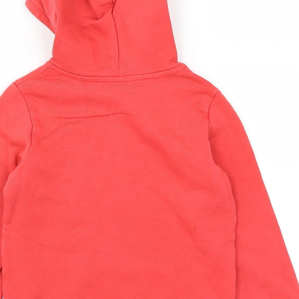 United Colors of Benetton Girls Red   Pullover Hoodie Size 3-4 Years  - Benetton