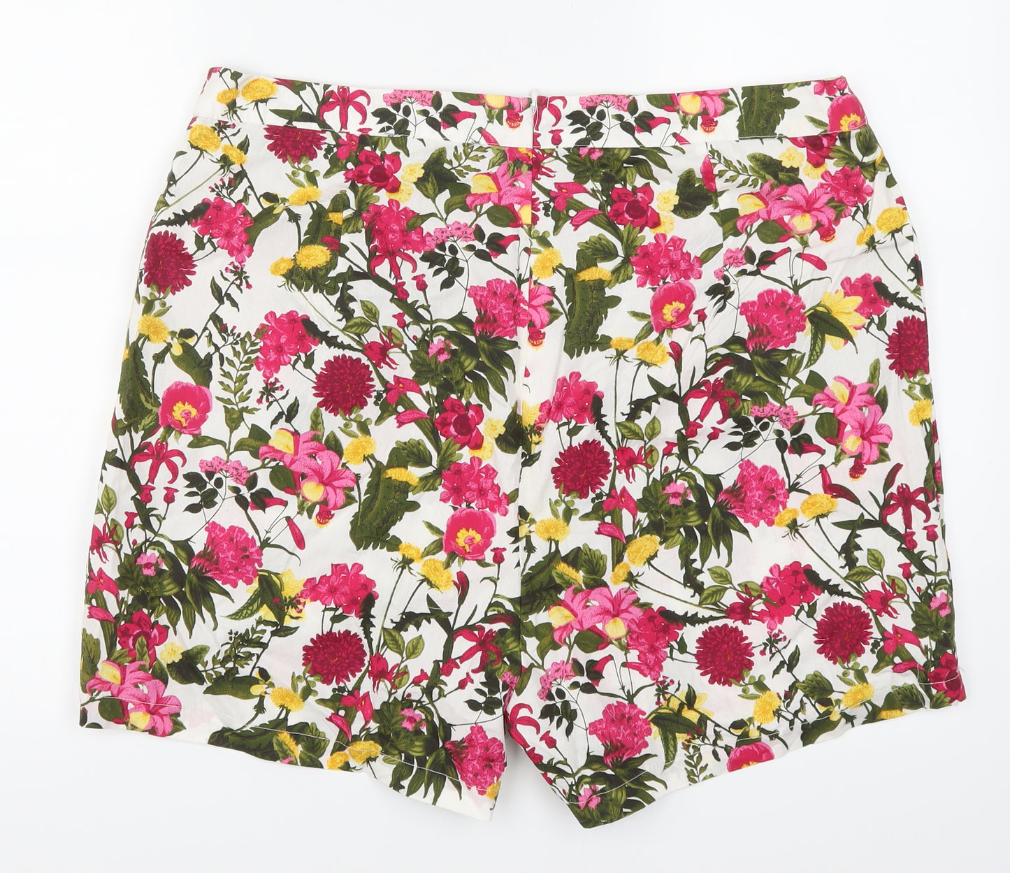 Primark Womens Pink Floral  Mom Shorts Size 18