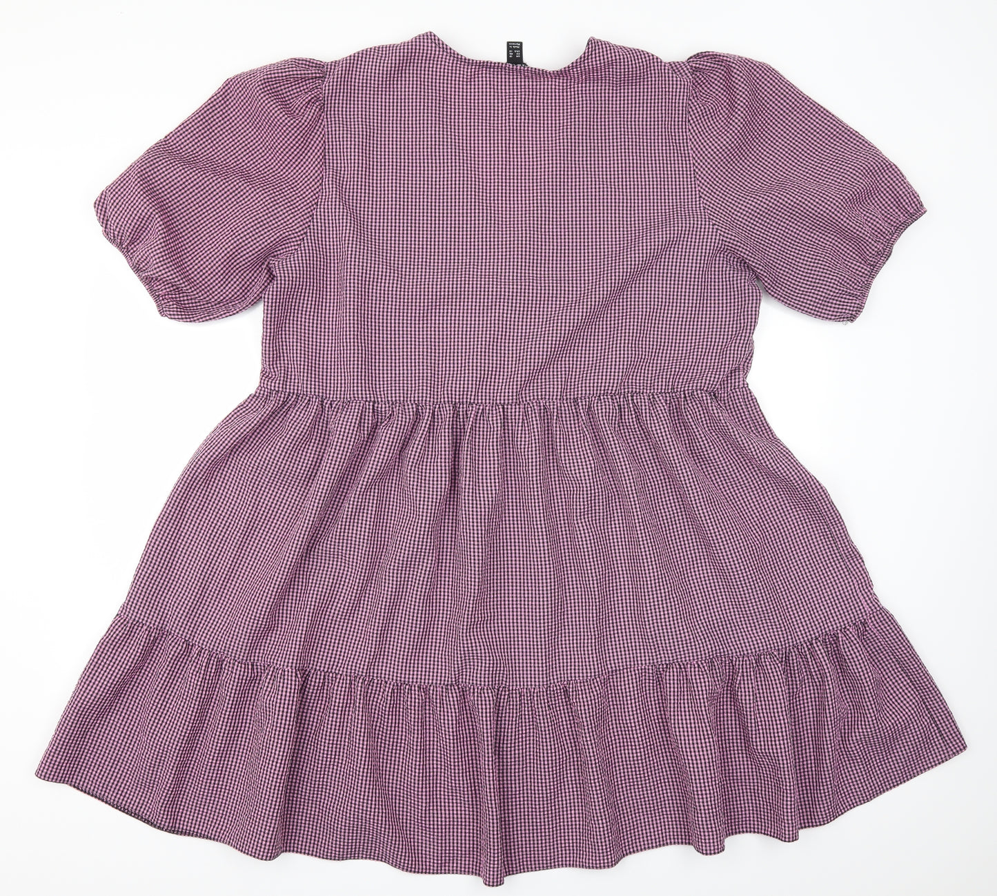 New Look Womens Pink Check  Trapeze & Swing  Size 18  - Gingham