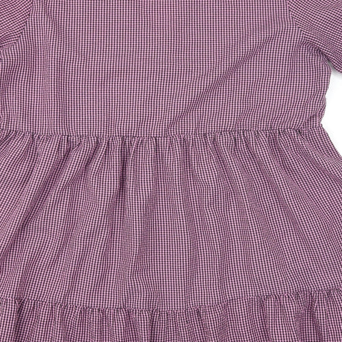New Look Womens Pink Check  Trapeze & Swing  Size 18  - Gingham