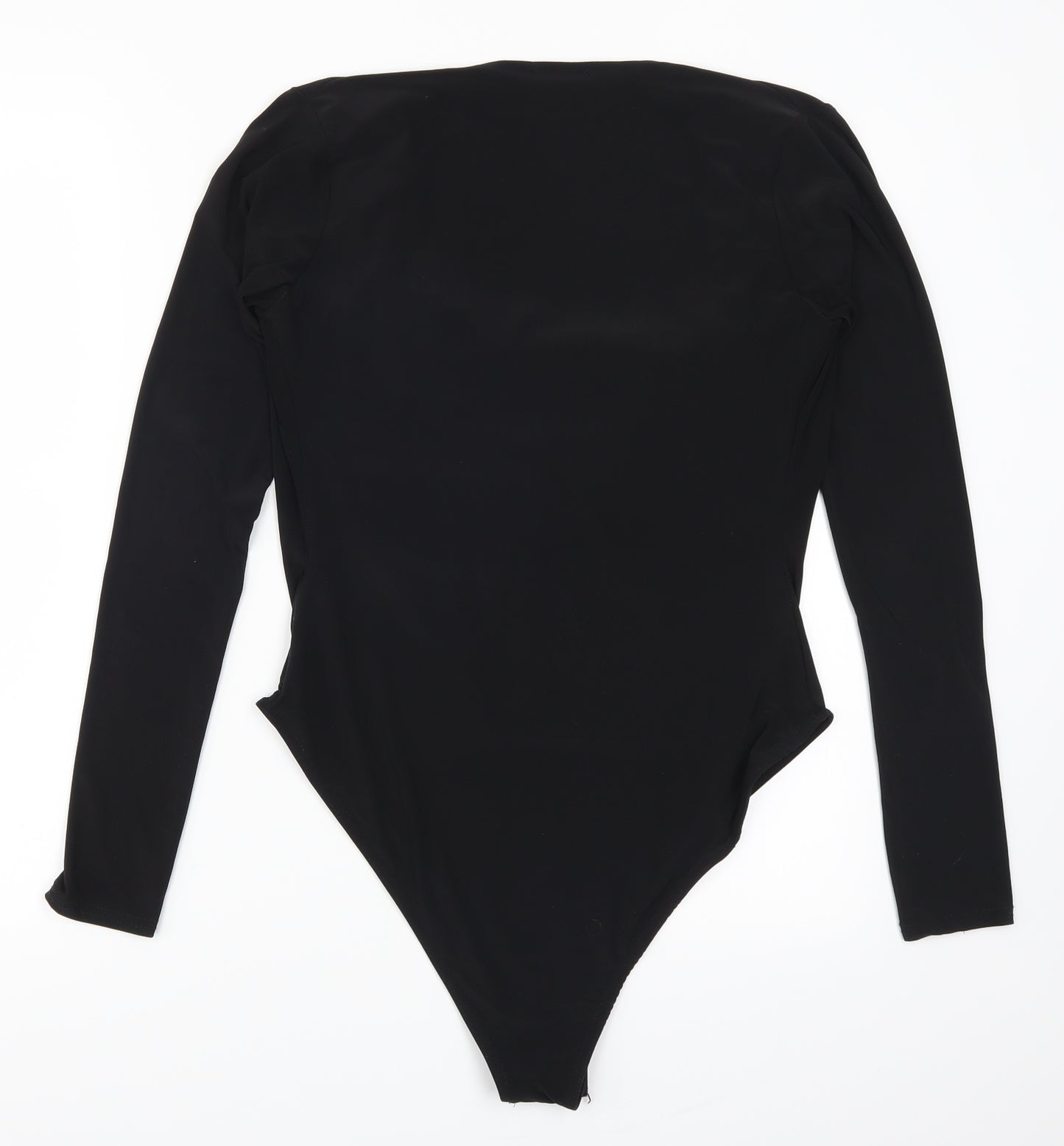 Pretty Little Thing Womens Black   Bodysuit One-Piece Size 12