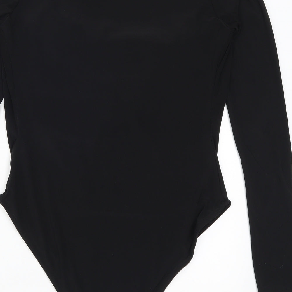 Pretty Little Thing Womens Black   Bodysuit One-Piece Size 12