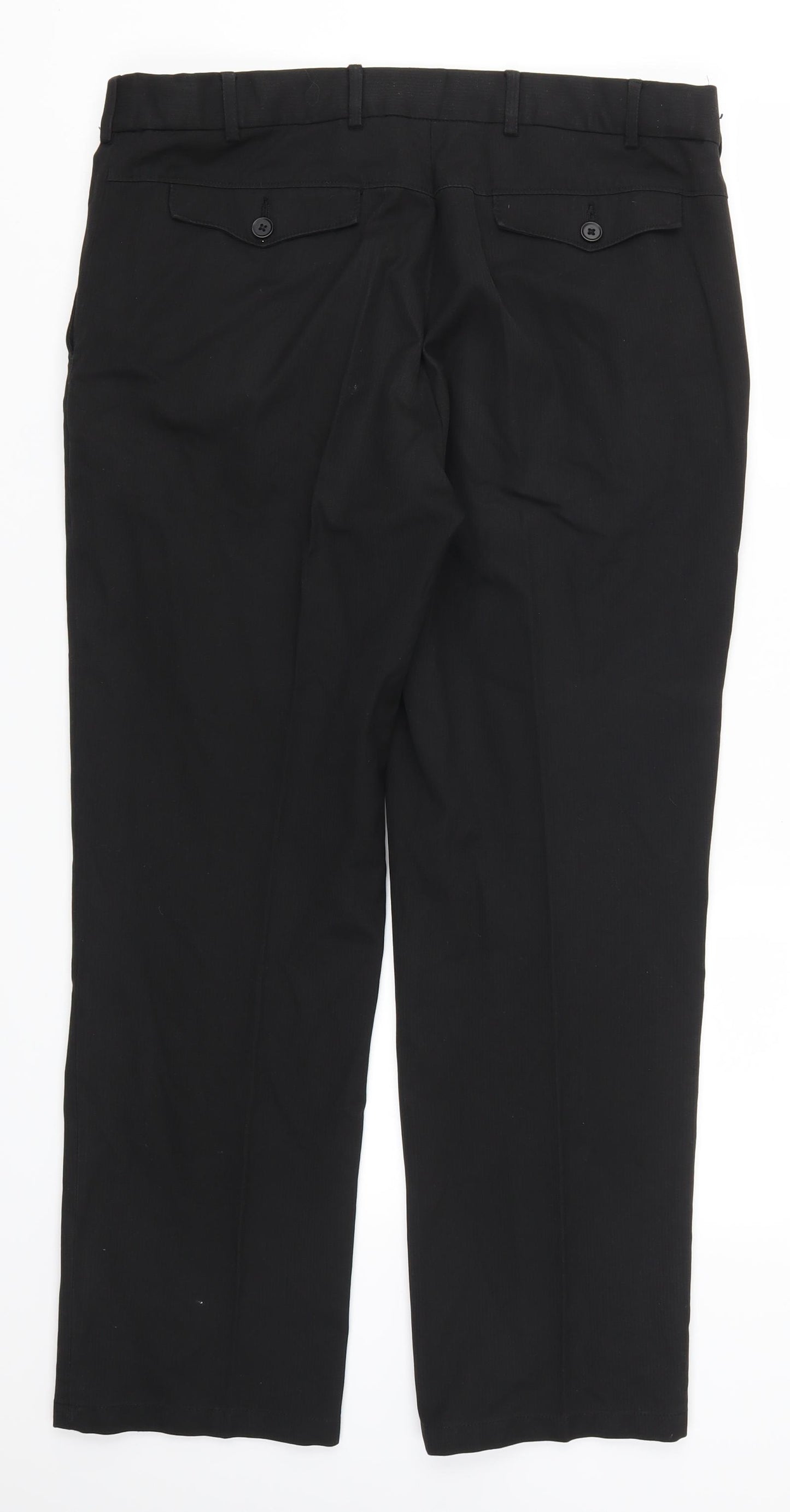 George Mens Black   Trousers  Size 34 L29 in