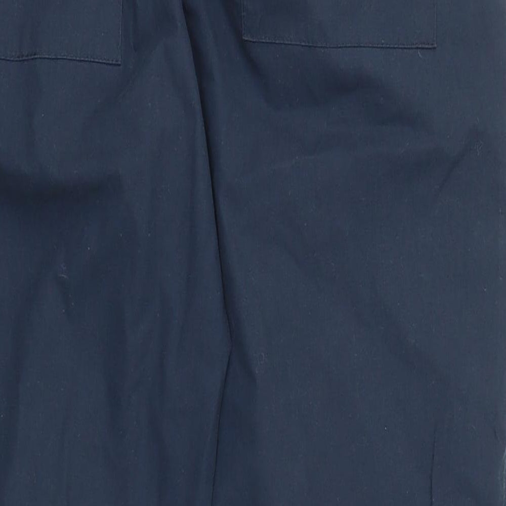 Mountain Warehouse Womens Blue   Cargo Trousers Size 8 L28 in