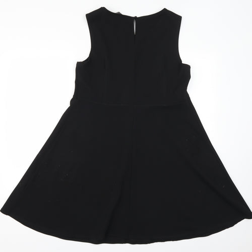Dorothy Perkins Womens Black   A-Line  Size 16