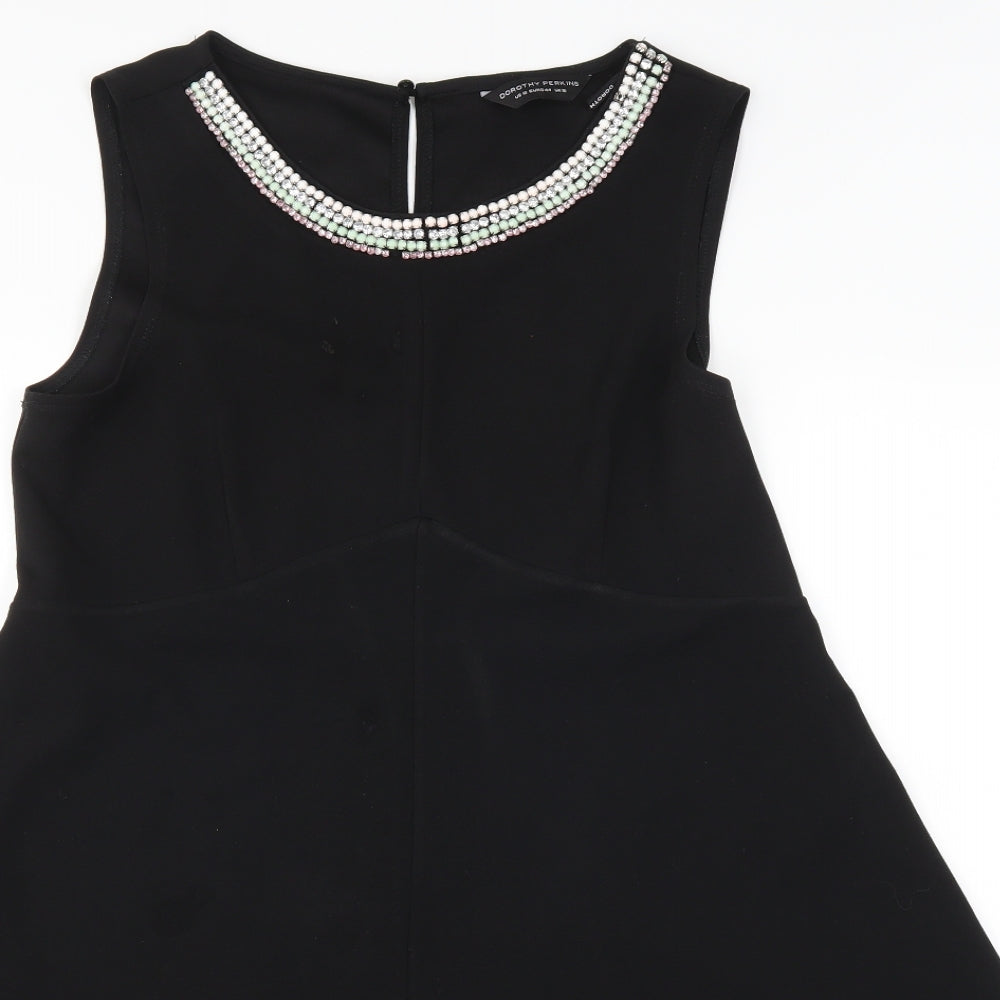 Dorothy Perkins Womens Black   A-Line  Size 16