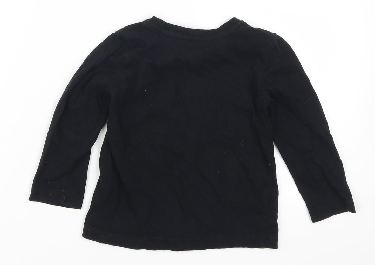 Primark Boys Black   Basic T-Shirt Size 18-24 Months  - Epic Brooklyn New York
