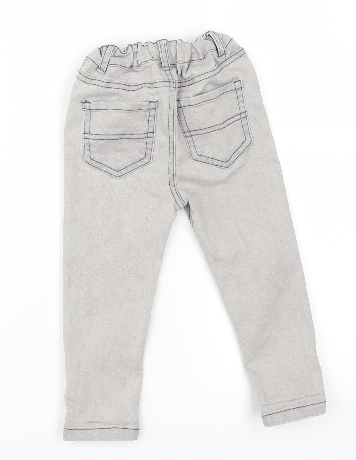 Denim Co Boys Grey  Denim Cargo Jeans Size 18-24 Months