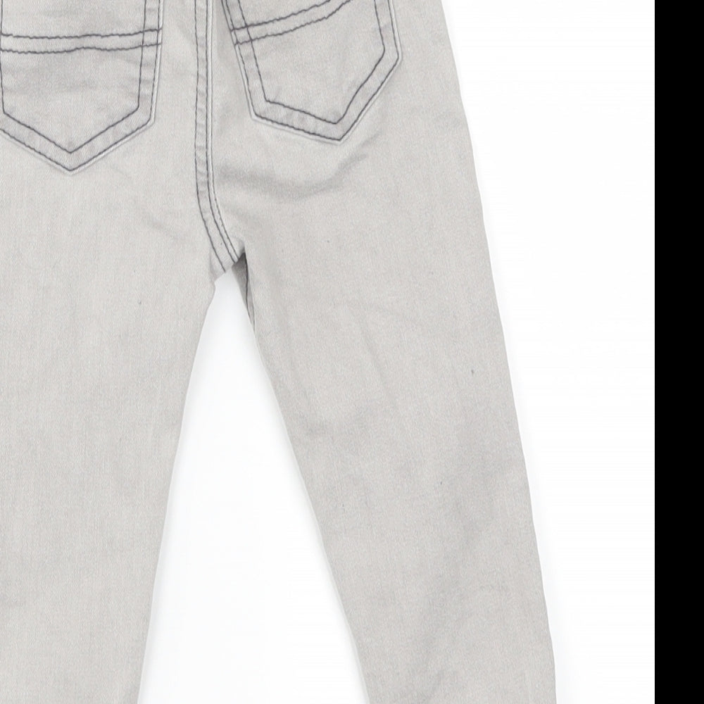 Denim Co Boys Grey  Denim Cargo Jeans Size 18-24 Months