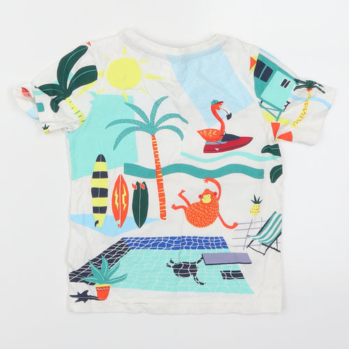 TU Baby Multicoloured   Basic T-Shirt Size 18-24 Months  - Animal Beach