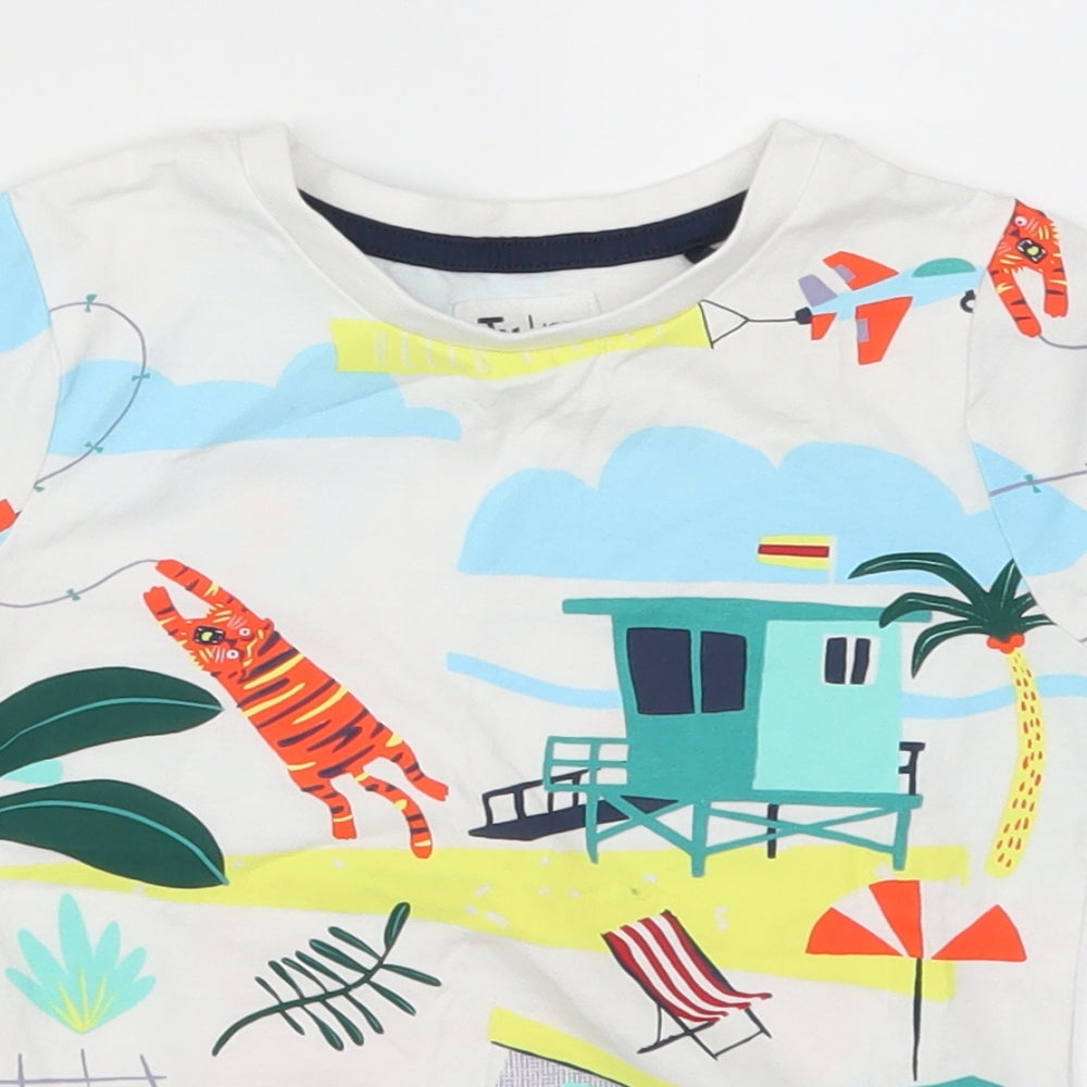 TU Baby Multicoloured   Basic T-Shirt Size 18-24 Months  - Animal Beach