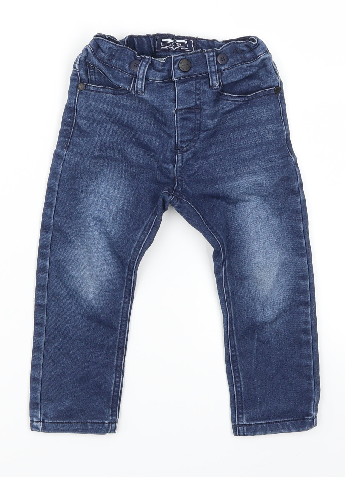 NEXT Boys Blue  Denim Cargo Jeans Size 18-24 Months