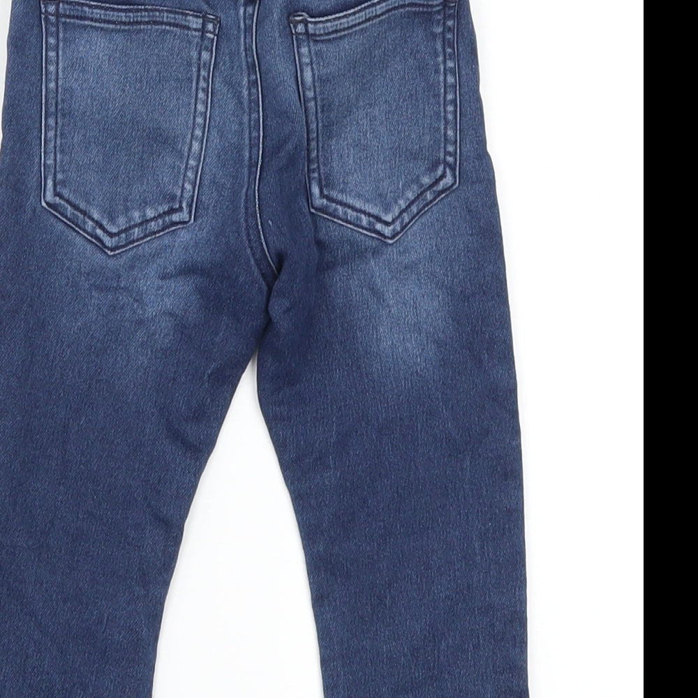 NEXT Boys Blue  Denim Cargo Jeans Size 18-24 Months