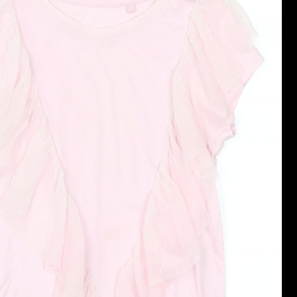 NEXT Girls Pink   Basic T-Shirt Size 10 Years