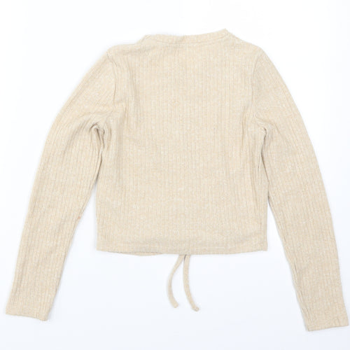 Candy Couture Girls Beige   Pullover Jumper Size 10 Years