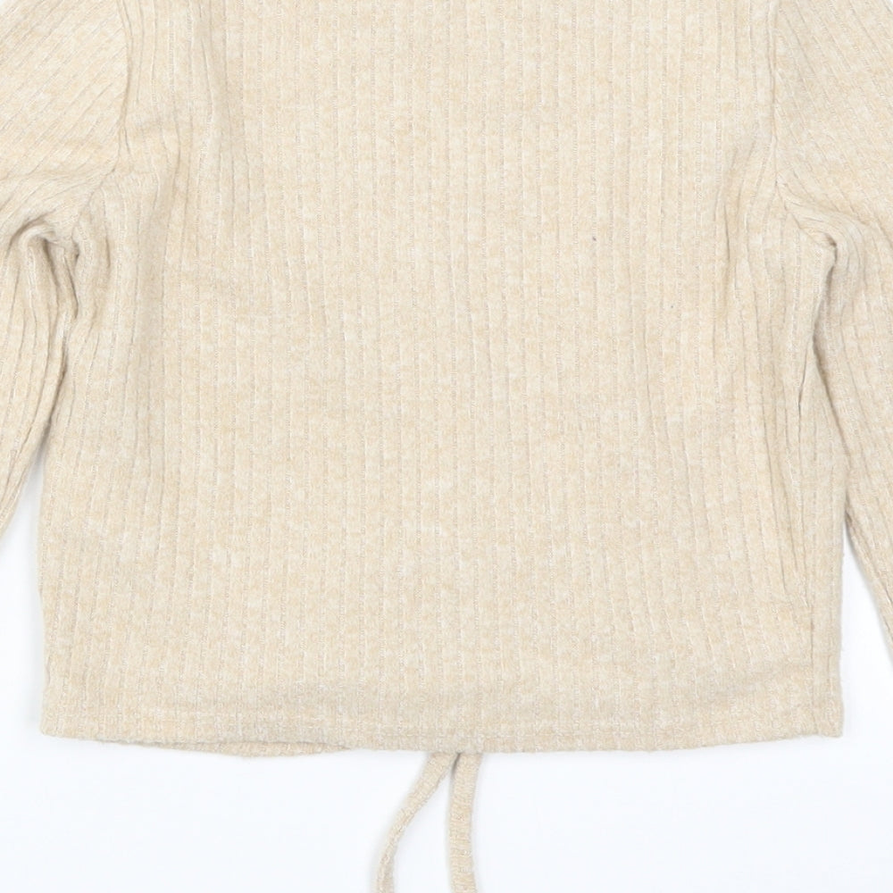 Candy Couture Girls Beige   Pullover Jumper Size 10 Years
