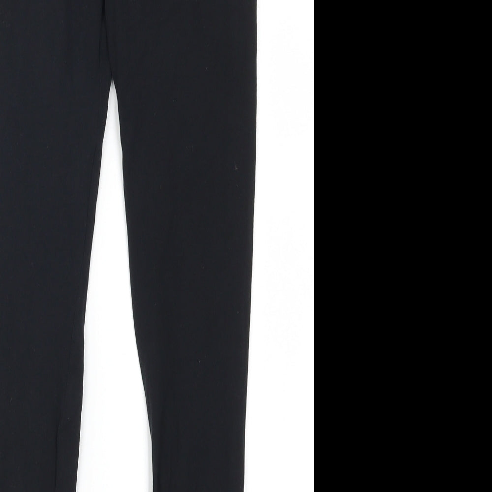 George Girls Black   Carrot Trousers Size 9-10 Years - Believe In Yourself
