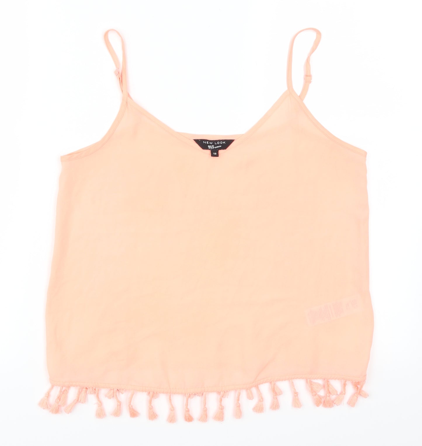 New Look Girls Pink   Basic Tank Size 13 Years