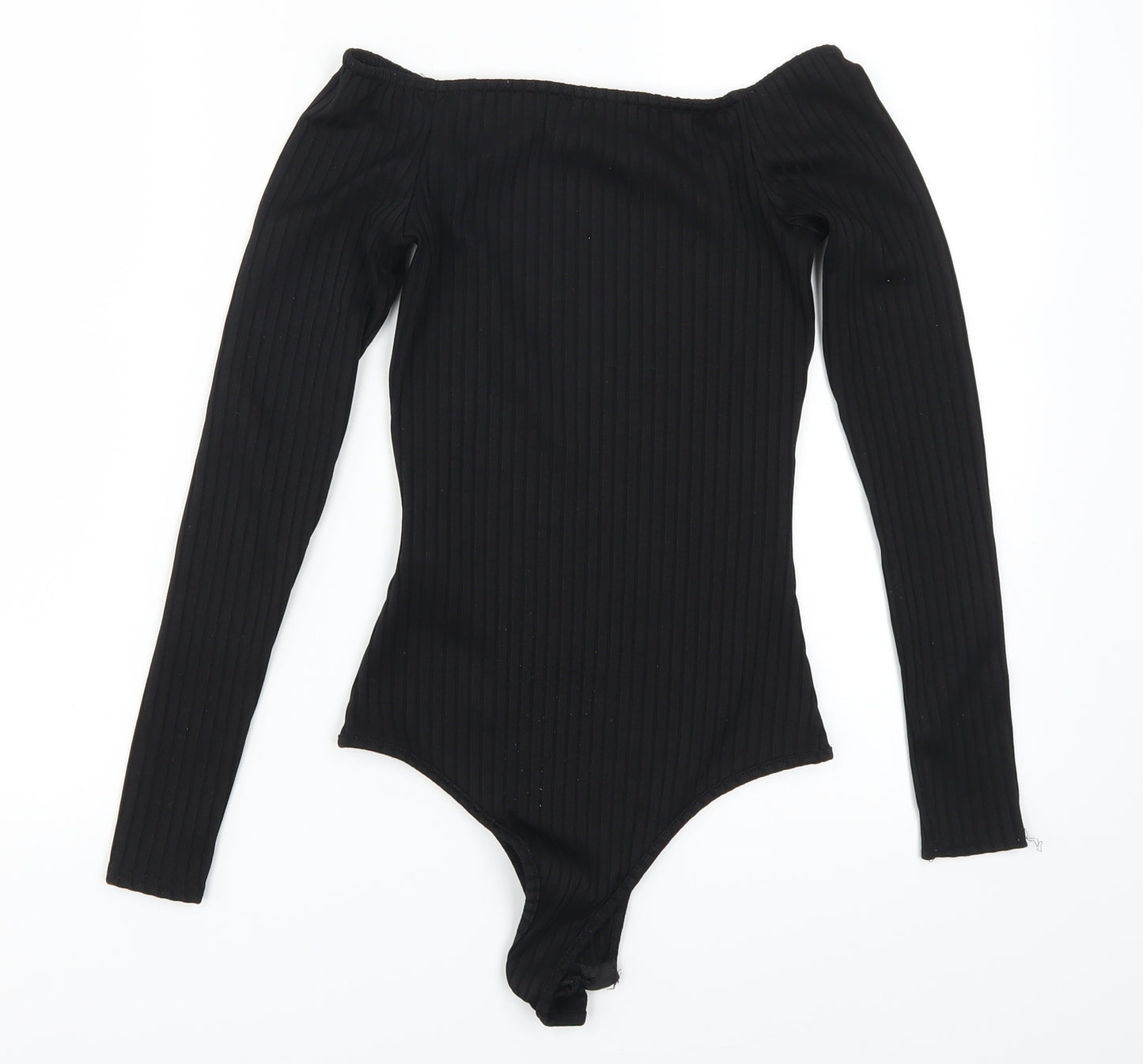 Misspap Womens Black   Bodysuit One-Piece Size 6