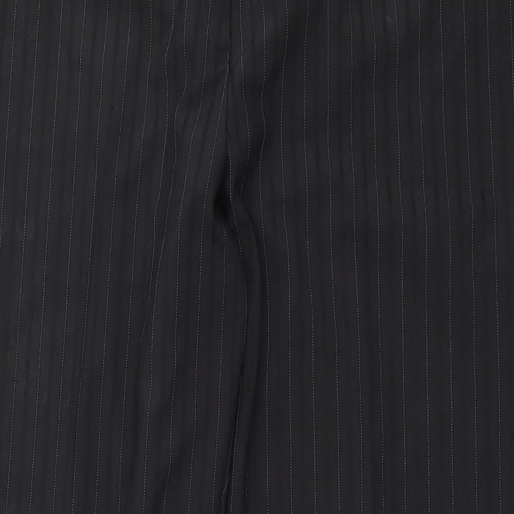 Bonmarché Womens Black Striped  Trousers  Size 28 L32 in