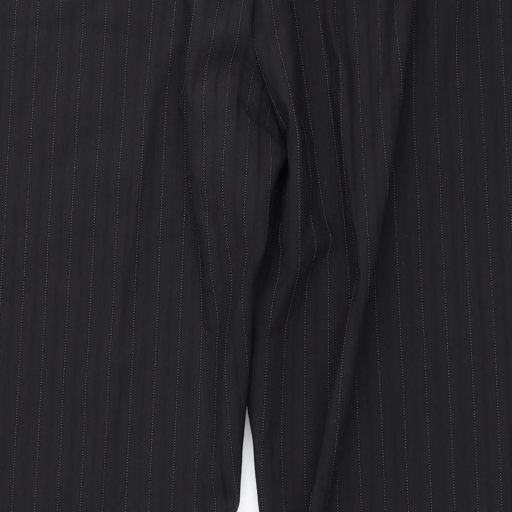 Bonmarché Womens Black Striped  Trousers  Size 28 L32 in