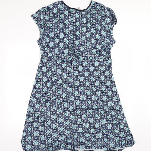 Debenhams Womens Beige Floral  A-Line  Size 16