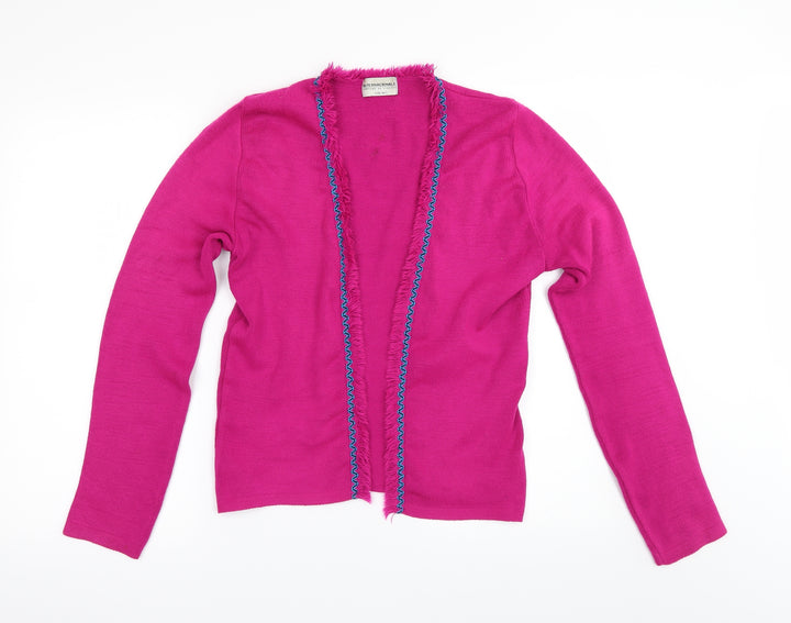 Internacionale Womens Pink   Cardigan Jumper Size L