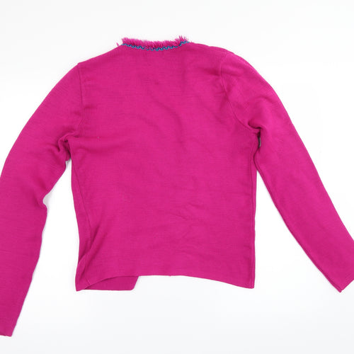 Internacionale Womens Pink   Cardigan Jumper Size L