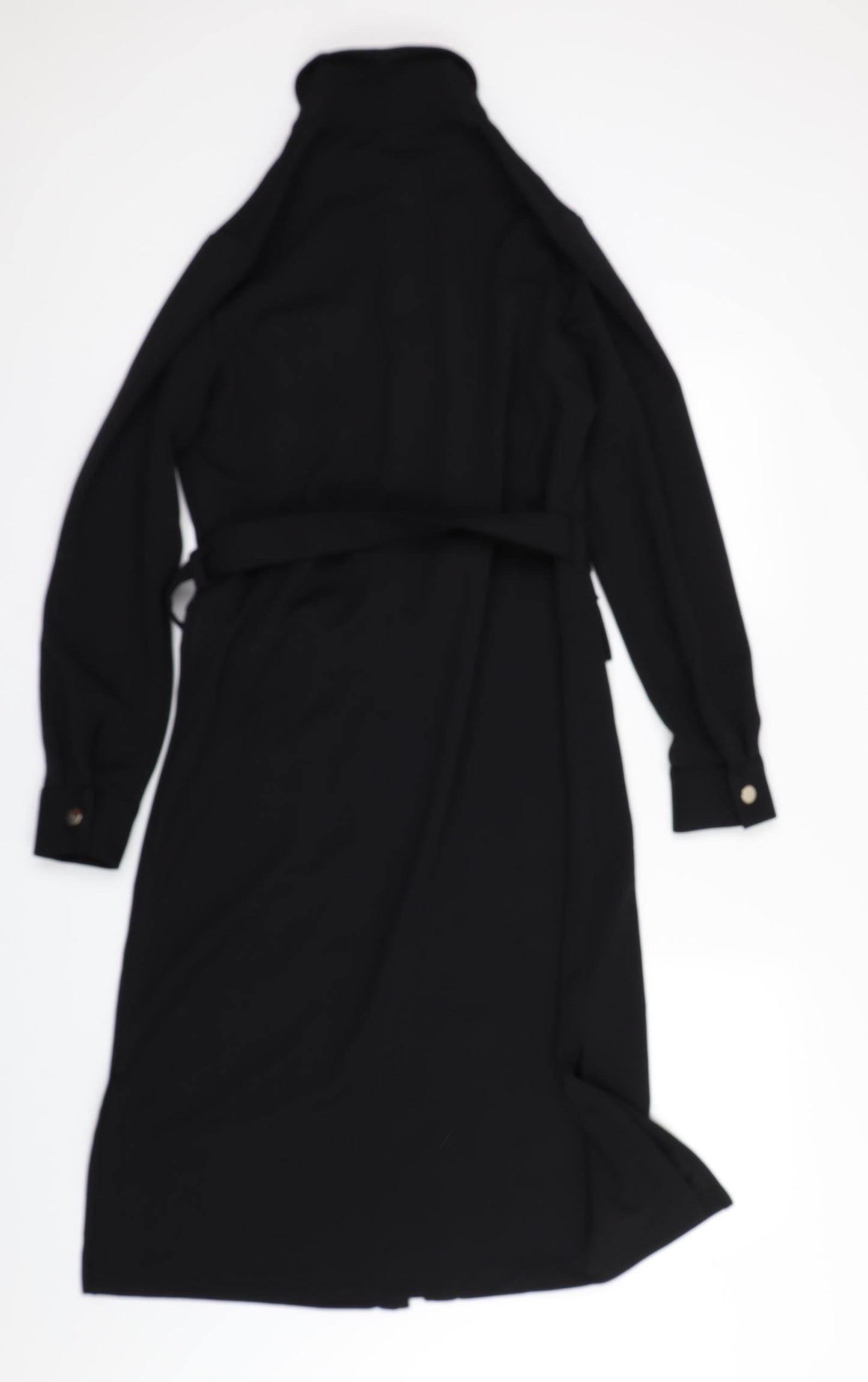 F&F Womens Black   Shirt Dress  Size 10