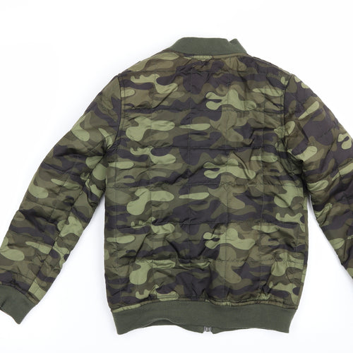 Pep&co Boys Green Camouflage  Bomber Jacket Jacket Size 9-10 Years