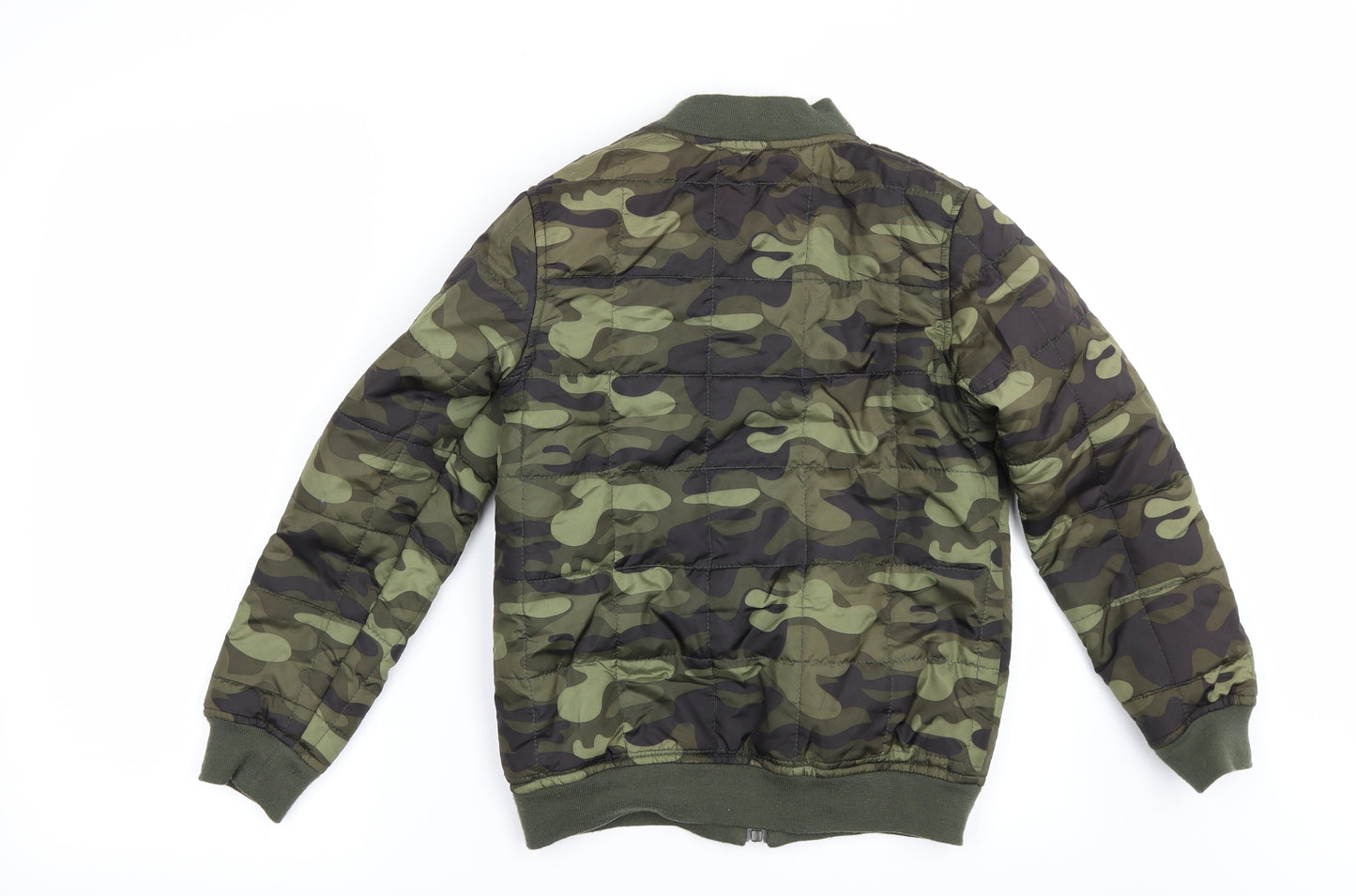 Pep&co Boys Green Camouflage  Bomber Jacket Jacket Size 9-10 Years
