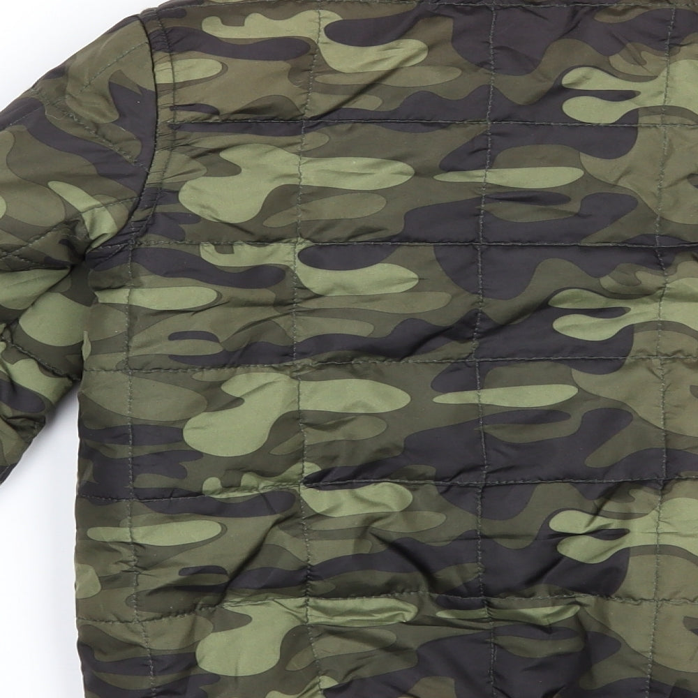 Pep&co Boys Green Camouflage  Bomber Jacket Jacket Size 9-10 Years