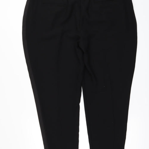 Marks and Spencer Womens Black   Dress Pants Trousers Size 18 L24 in - tapered